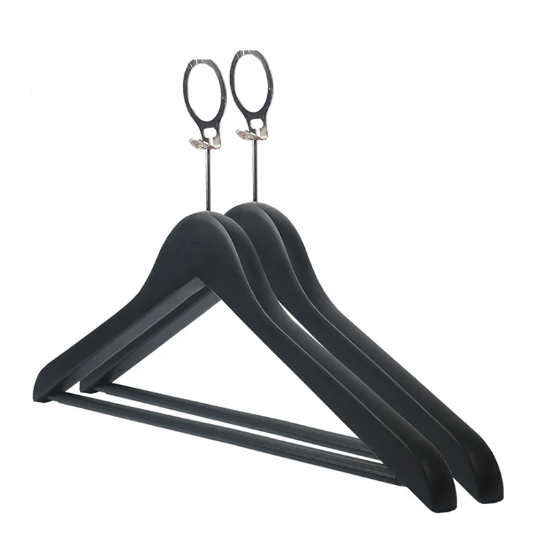 Прямая продажа с фабрики оптовая вешалки из цельной древесины для взрослых специальная деревянная вешалка защитой от кражи отеля