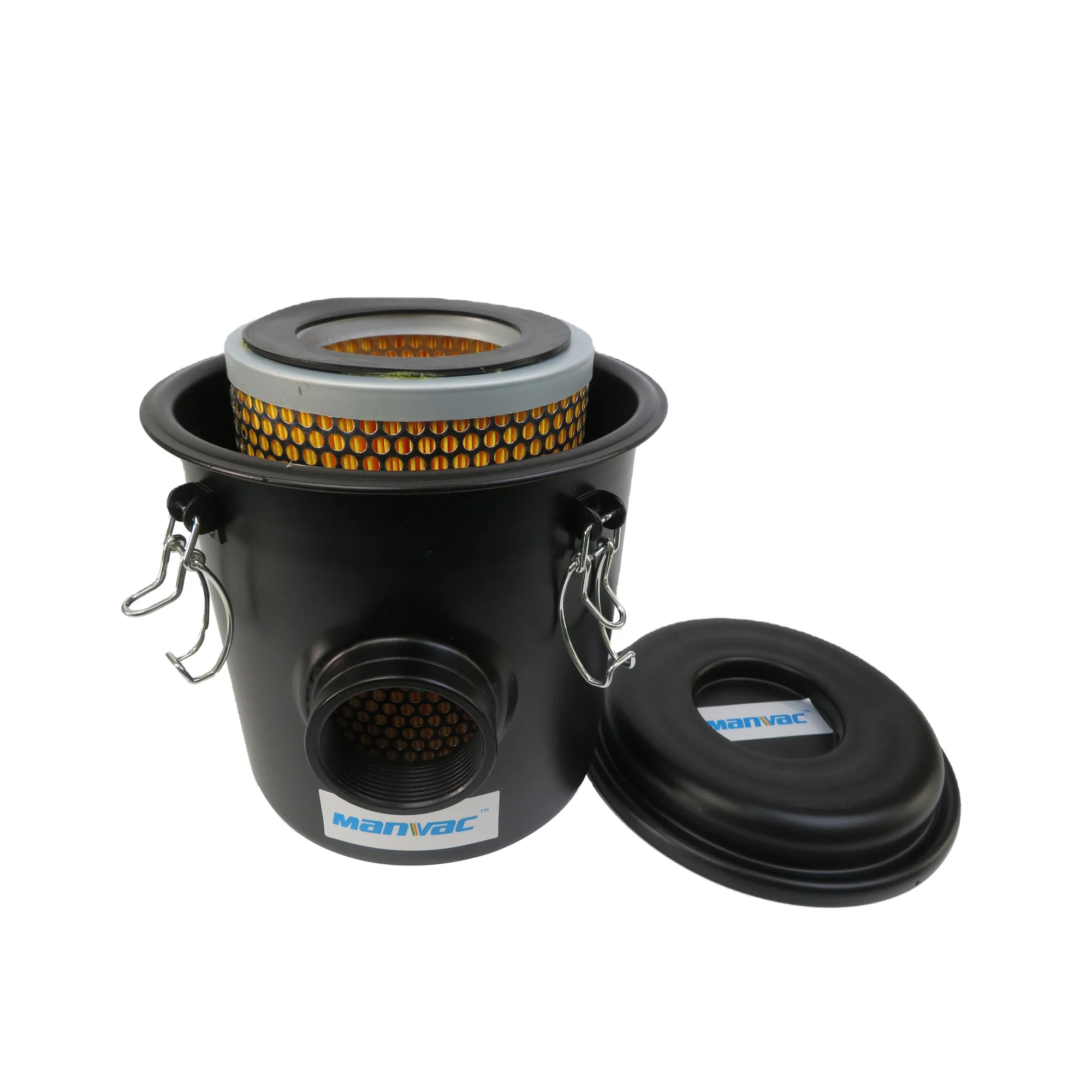 Industrial Vacuum Pump Inlet Air Filter Barrel Bucket For Vacuum System