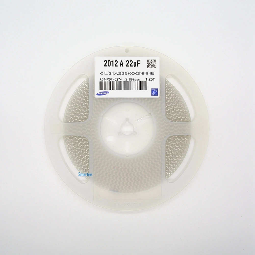 226K SMD  Ceramic Capacitors 0805 22uF 10% 16V X5R CL21A226KOQNNNE