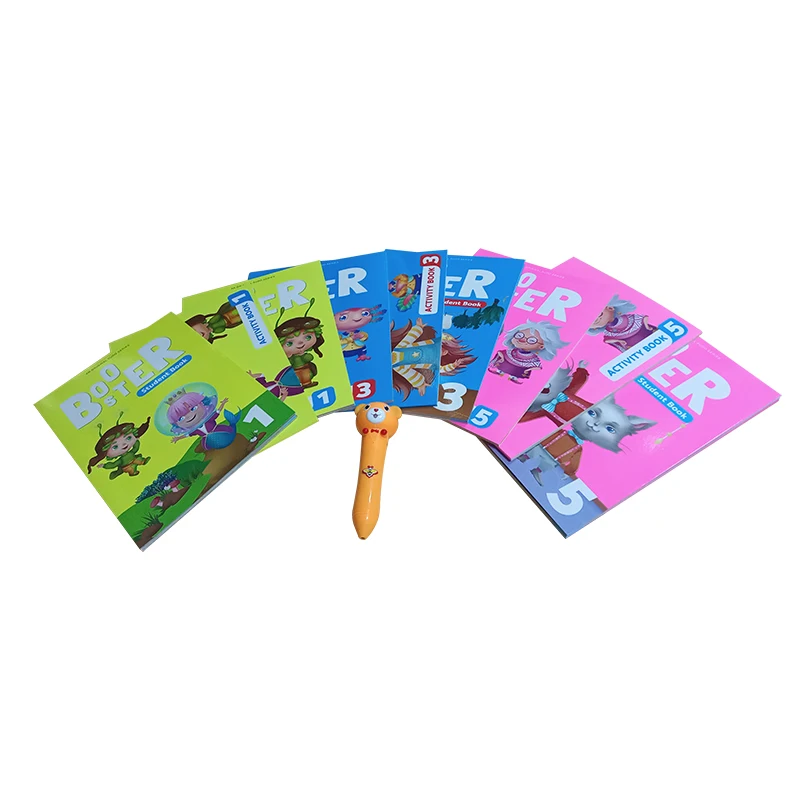 Activity Book Children English Learning OID Smart Pen Kids Coloring Book