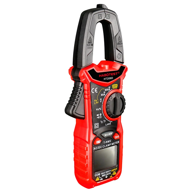 HT206D High Quality Ac Clamp Meter/clamp Ammeter/leakage Clamp Meter