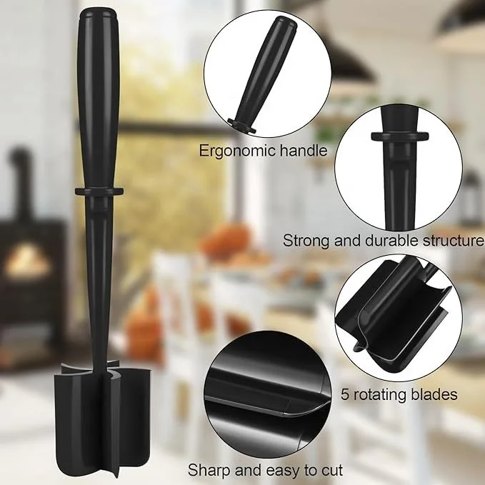 Nylon Meat Shredder Stirrer Vegetable Crusher Manual Mincer Hand-held