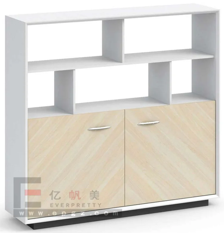 Office Furniture Mul-ti Layers Wooden Office Lounge Corner Wooden Coffee Tea Side Cabinet Storage Tea Cupboard for Office