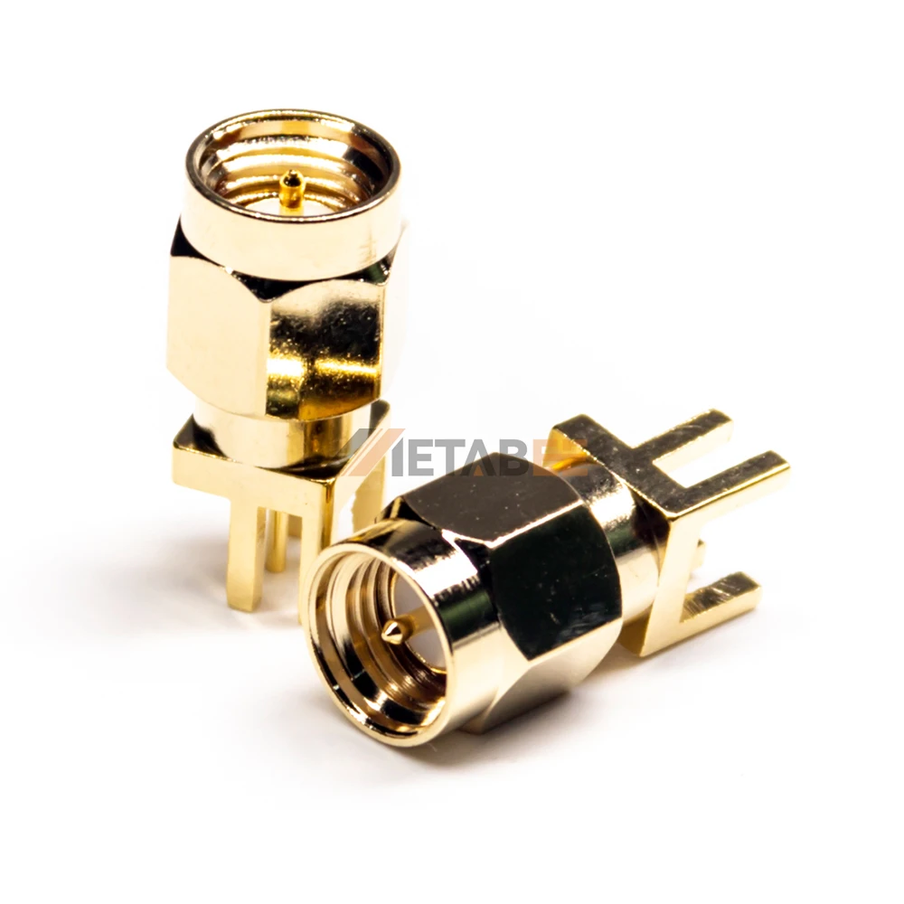 High Quality OEM SMA Male Connector Adapter RF Jack with Pin for Female PCB RF Applications Manufactured by Top Antenna Brands