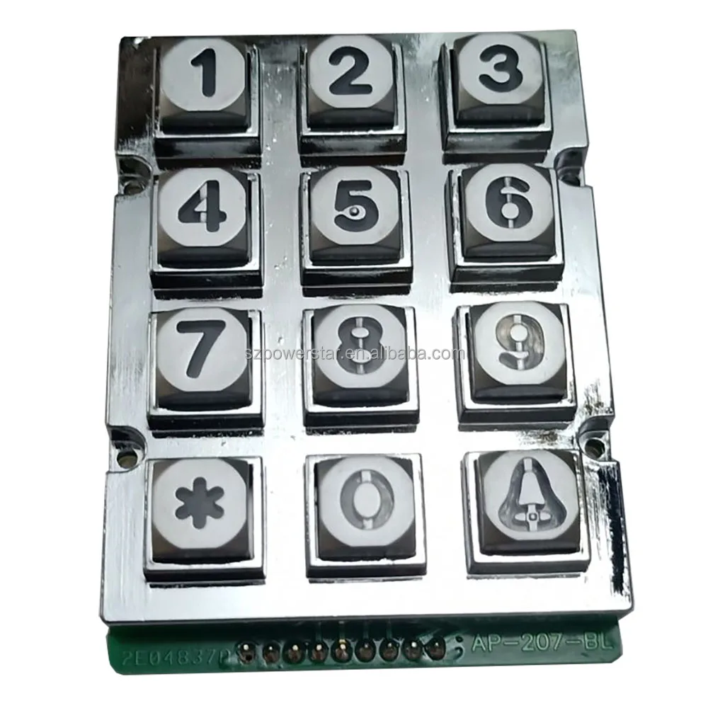 Распродажа тактильные кнопки 3*4 компактная клавиатура с подсветкой матричная продукты