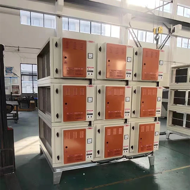 Purified Air ESP Commercial Air Eliminator Cooking Gas Extraction Extraction Kitchen Grease Absorber Electrostatic Oil Fume Purifier