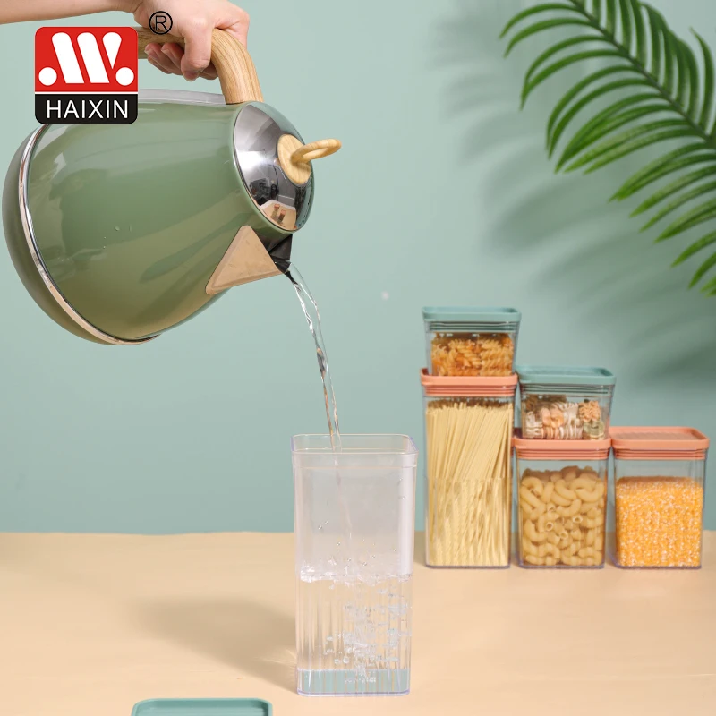 Haixing Stackable Storage Food Canister Plastic Box Airtight Lid for Kitchen Tall and Big 900ML Large