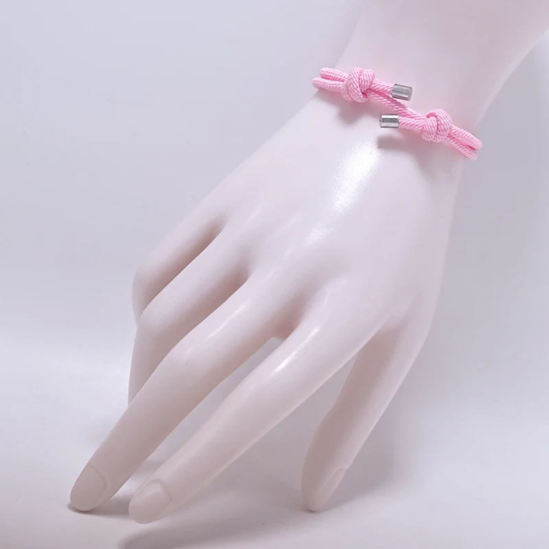 CCC001 20 Kinds of Colordouble Twill Rope Bracelet  Lucky Friendship Bracelet Double Knot Adjustable Hand Made Bangle