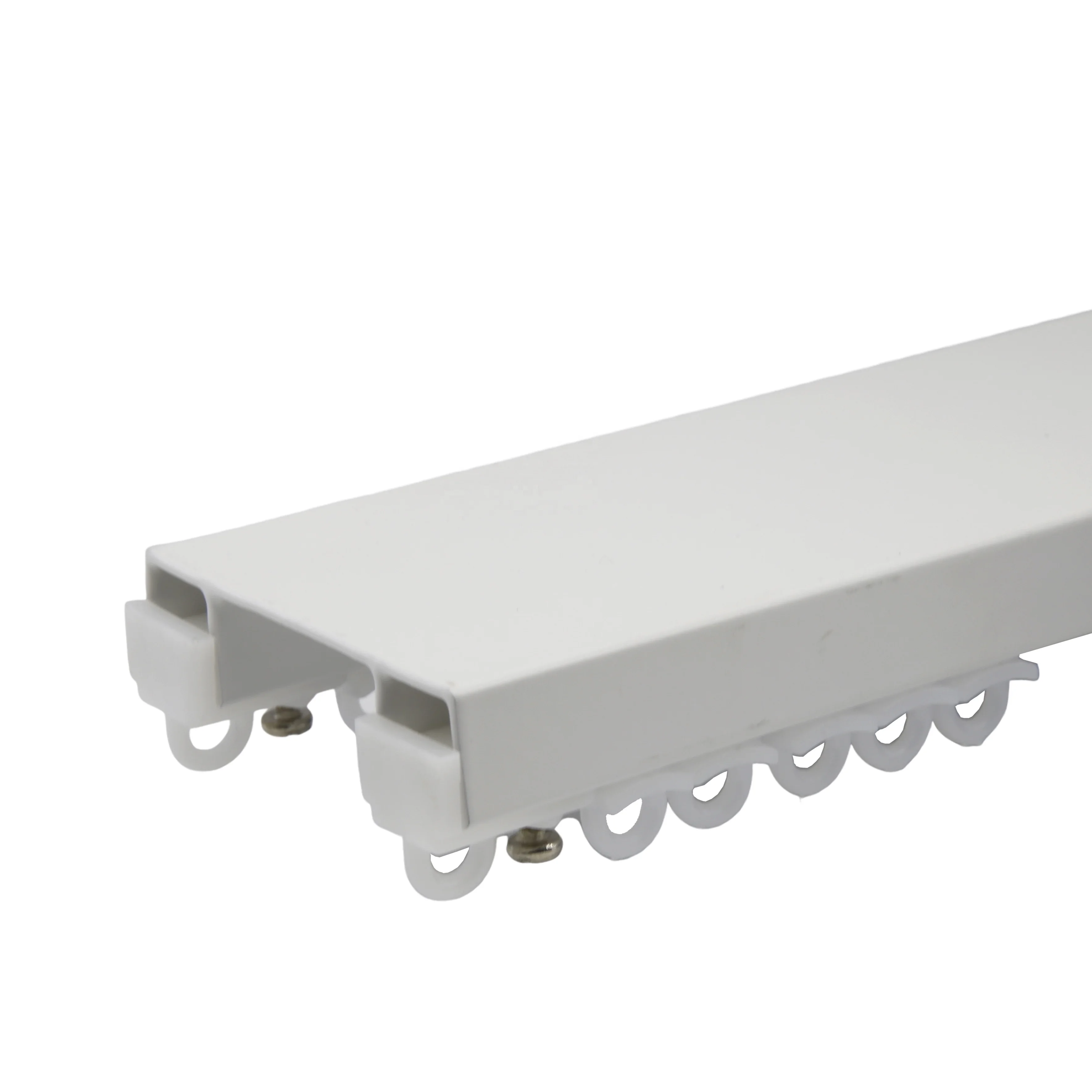 Aluminum Campervan Curtain Rail Mill Finish Silver Single Ultra-thin Cuttable Micro Curtain Track Rail