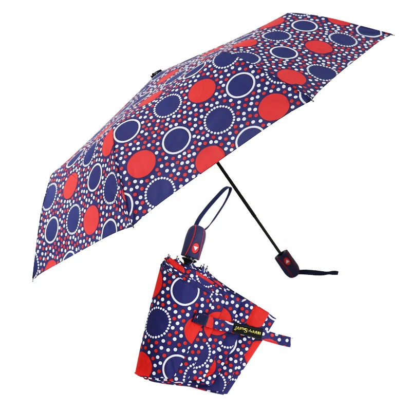 HAPPY SWAN France designer Bohemia style beach umbrella fold high-grade semi-automatic umbrella