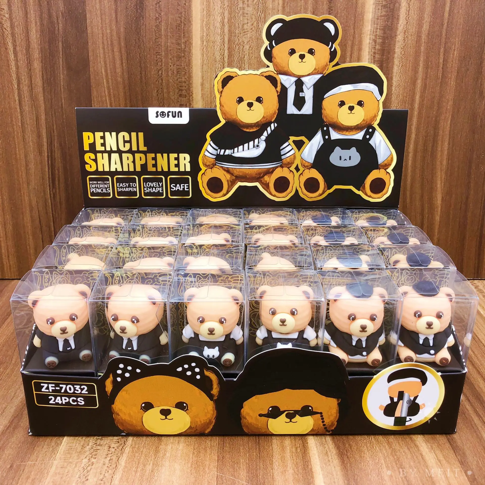 Hot sales Kawaii creative Cutting Things stationery 2024 newest Various animals design fancy pencil sharpener for students