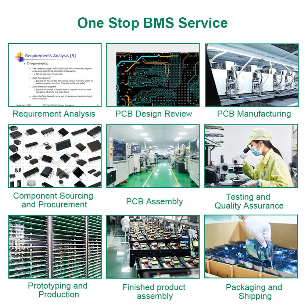 Pcb Fast Turnaround 4S 12V Smart Bms Lifepo4 Pcba Board With Wifi Module Custom Smart Electronics Pcba