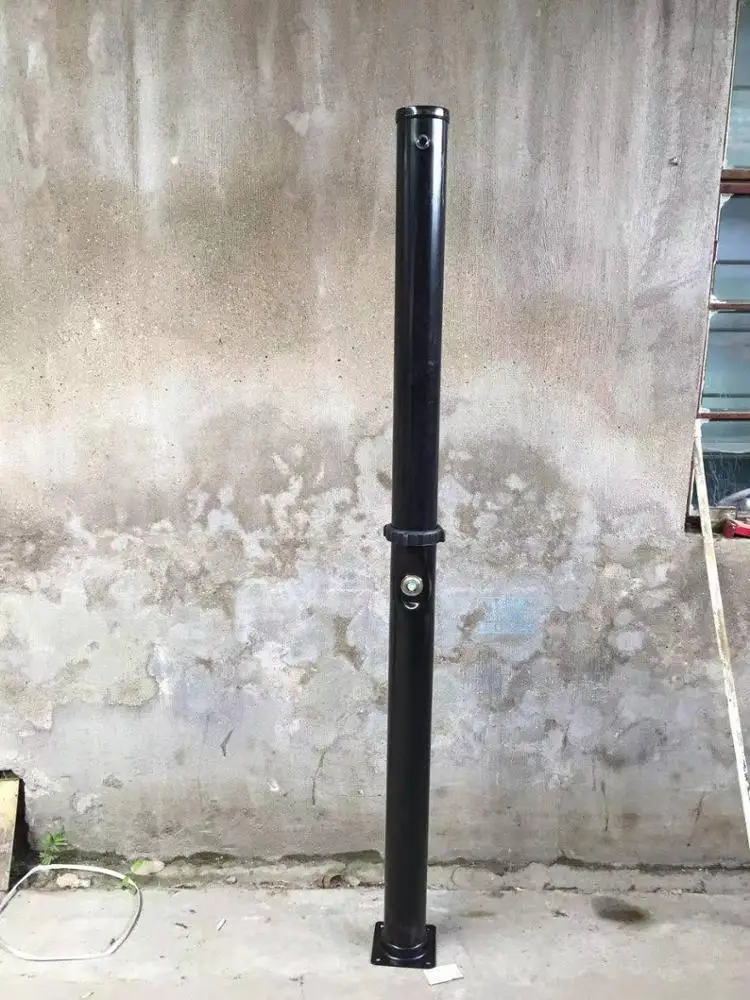 Cleanwell  full warranty factory high quality black color 20 L outdoor Garden Pool  2 section solar Shower