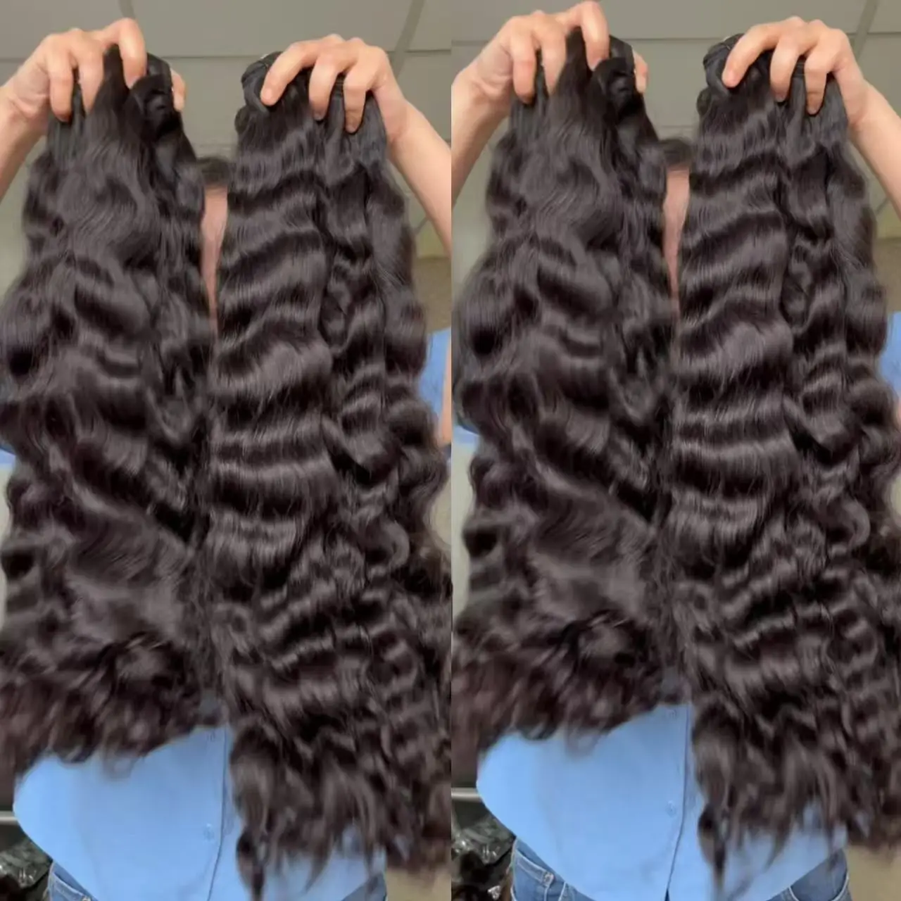 human hair EXTENSION brazilian deep wave Hair Extensions natural human hair for hair burmese curly pixie curly wig