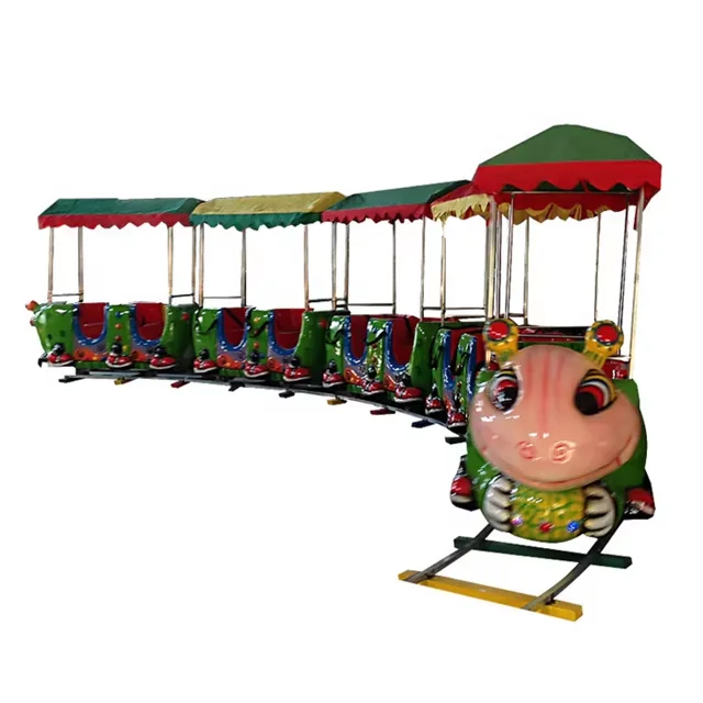 Most Popular 16 Seats Track Train From China Green Ant Directly Sale Electric Track Train for Sale