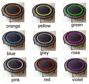 Indoor Round Small Trampoline For Child With Safe Bungee Cord Suspension