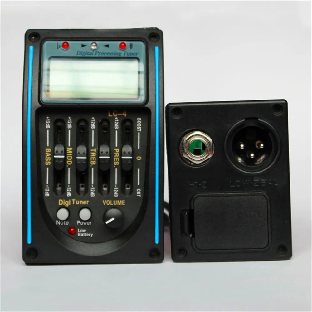 Wholesale Five sections EQ  equalizer Acoustic Guitar Pickup LC-4/5  Musical Instrument Accessories