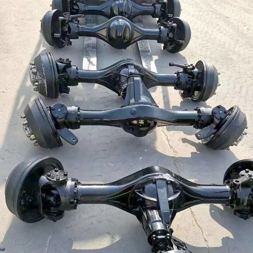 4x4/4wd HINO 300J Light Truck Front Wheel Drive Axle Assembly with Hydraulic Drum Brakes