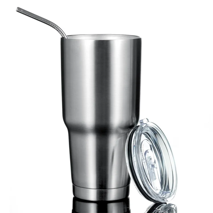 
Factory Wholesale 30oz Custom Logo Stainless Steel Vacuum Insulated Tumbler Double Walled with Splash-Proof Lids 