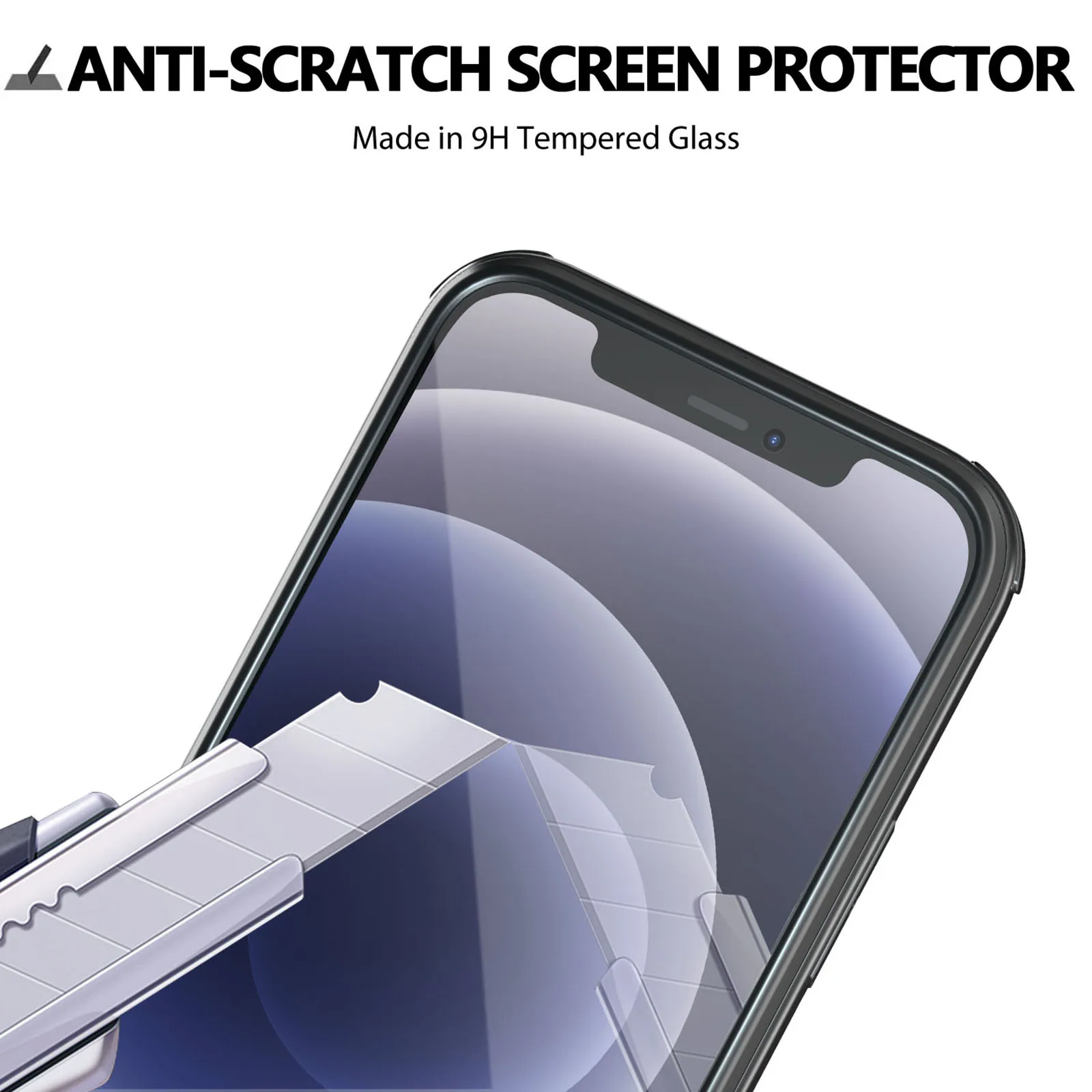 
Mobile cover Dual glass front+ back tempered Glass case 360 TPU bumper Full Protective cover phone case for iPhone 12/mini/pro 