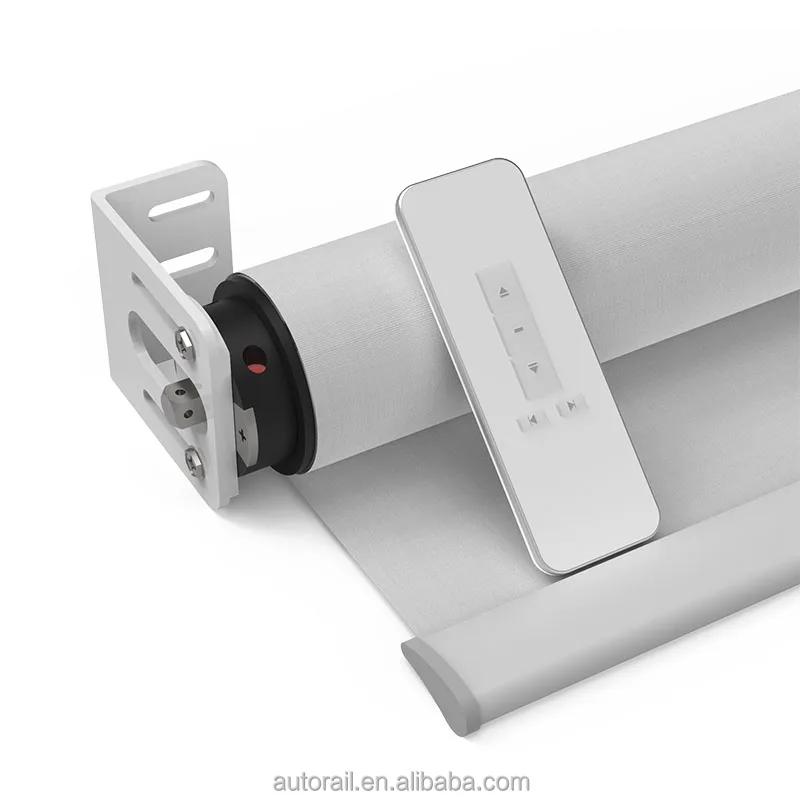 WiFi App Control Google Alexa Electric Roller Shades Hotel Blinds Smart Curtain Motorized  Chain Blinds Roller