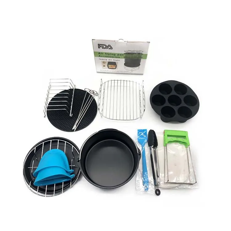 Bpa Free Airfryer Baking Bakeware Non-Stick Coating Air Fryer Accessories Sets