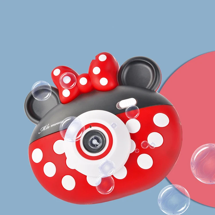 Light Up Toys LED Micky Bubble Machine Mini Mouse Camera Bubble Summer Outdoor Gift Toy