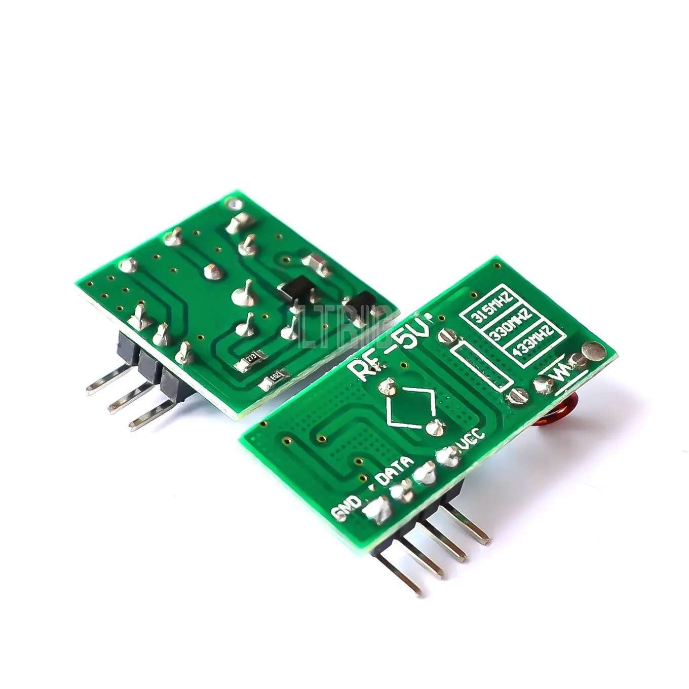LTRIG Custom 1PCSair RF wireless receiver module & transmitter module board Ordinary super- regeneration 315/433MHZ DC5V