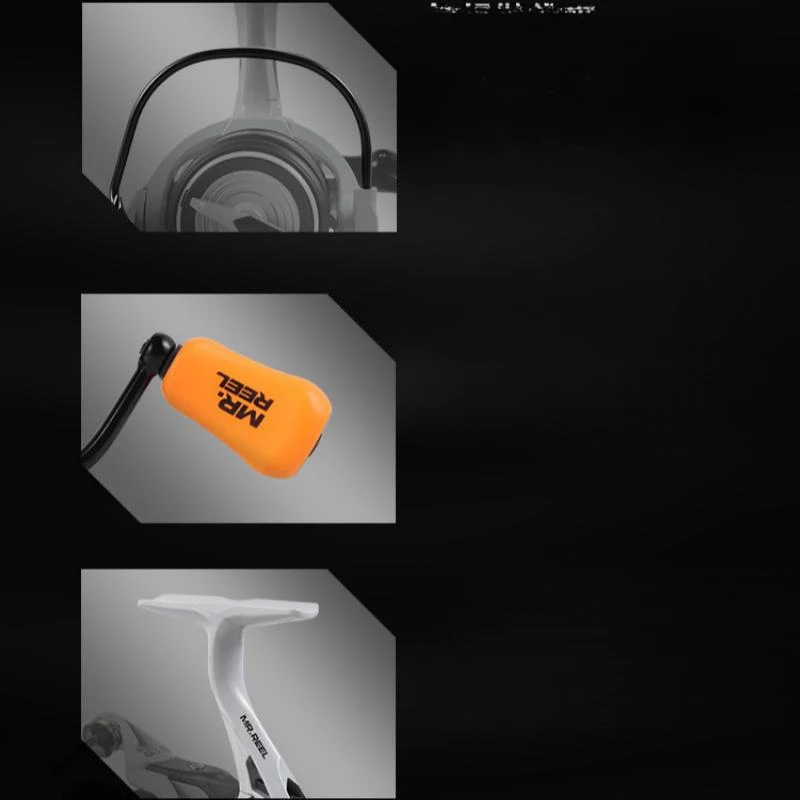 Hot OEM High Intensity Graphite Rotor Thick Bail Front Drag 6.5kg Max Drag Strong Drive Gear Spinning Fishing Reel