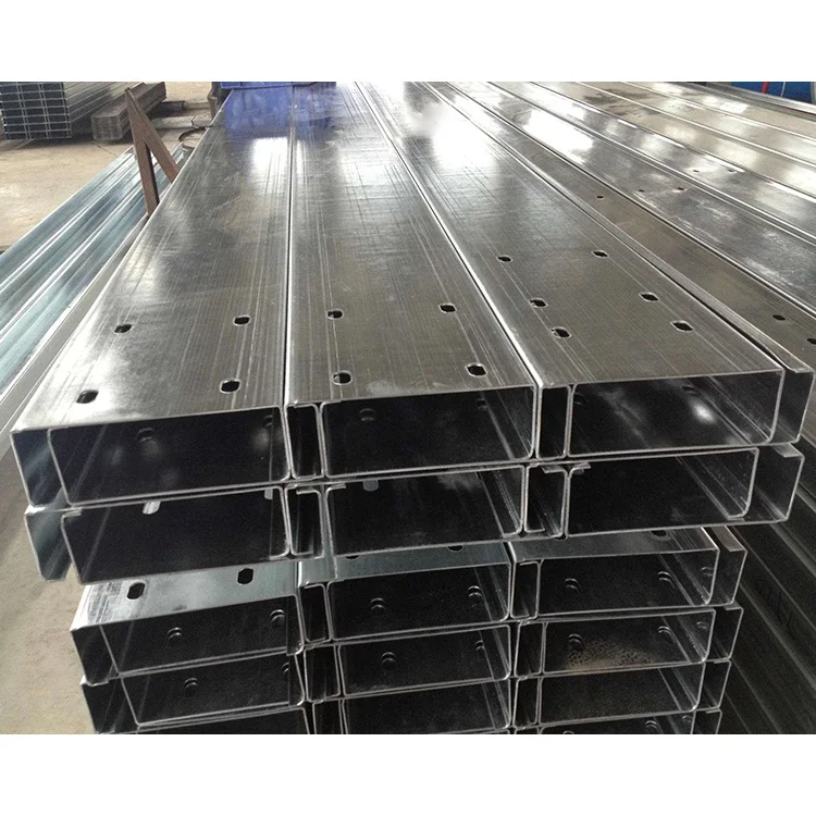 steel c channel c purlin c type beam hot dip galvanized cold bend carbon iron beam channel bar weight size prices