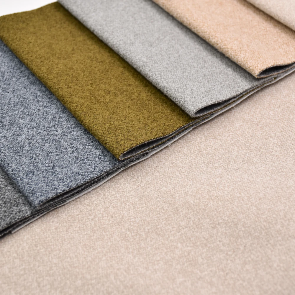 Wholesale Material Fire Retardant Waterproof 100% Polyester Imitation Wool Textiles Fabric for Home Sofa/Pillow/upholstery