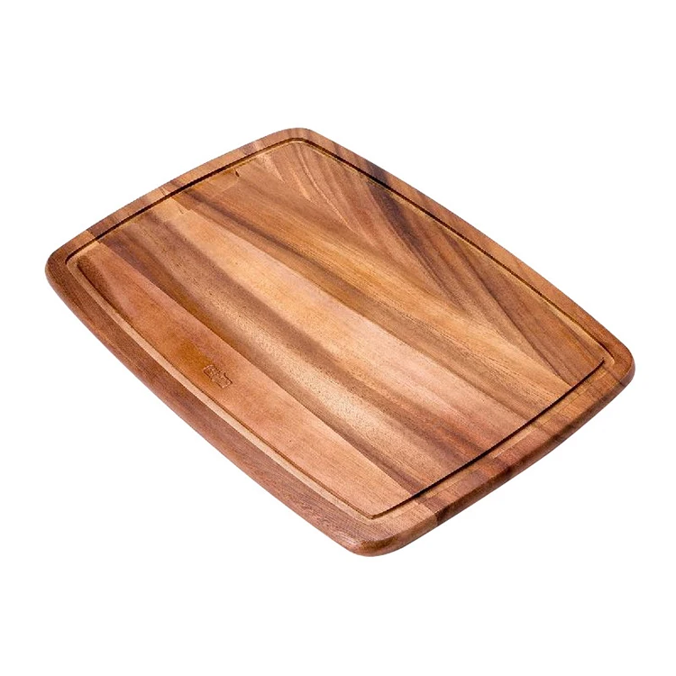 Acacia Wood Oval Table Chopping Board With Sink Cutting Board