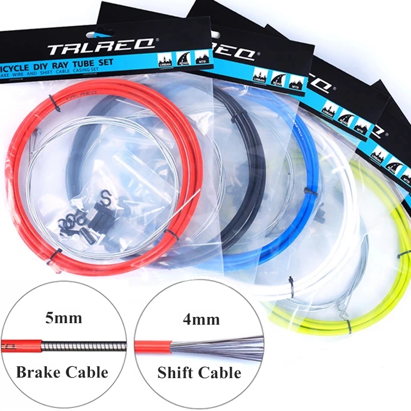Universal Brake/Shift Cable&Housing Group Sets For MTB Bike Road Bicycle Shift Gear Derailleur/Brake kits Wire Tube Line Hose
