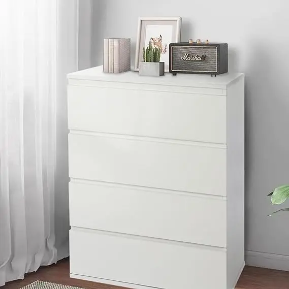 4 Drawer Dresser for Bedrooms, Storage Chest of Drawerchest of drawers