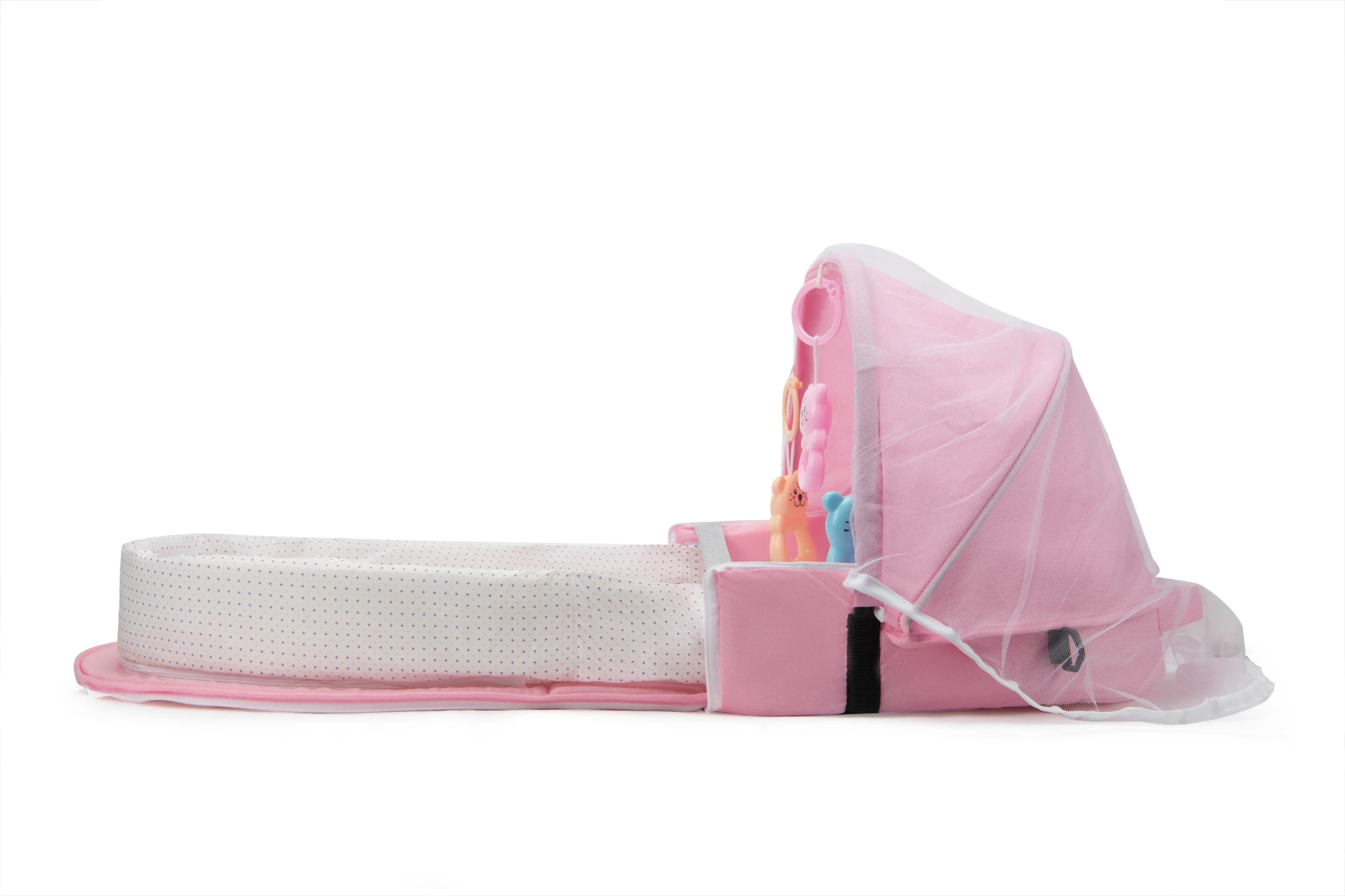 Factory wholesale folding with mosquito net multi-functional portable oblique span portable maternal and child bags