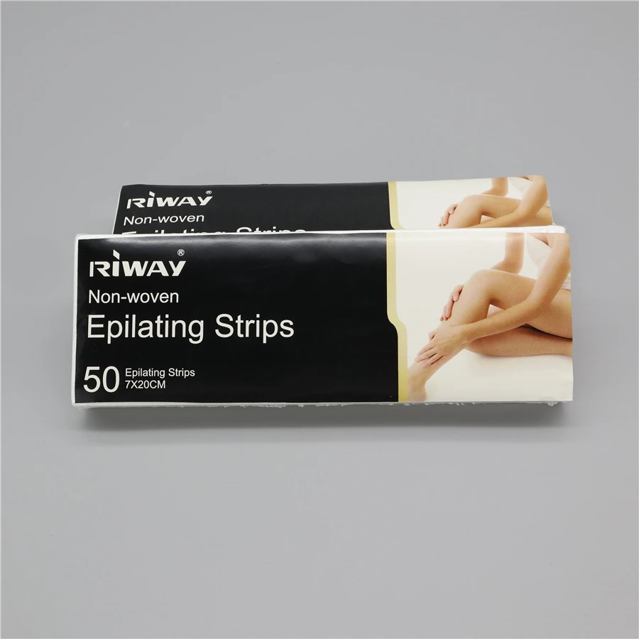 Disposable Cotton Depilatory Wax Strips Hair Remove Strips cotton fabric waxing strips