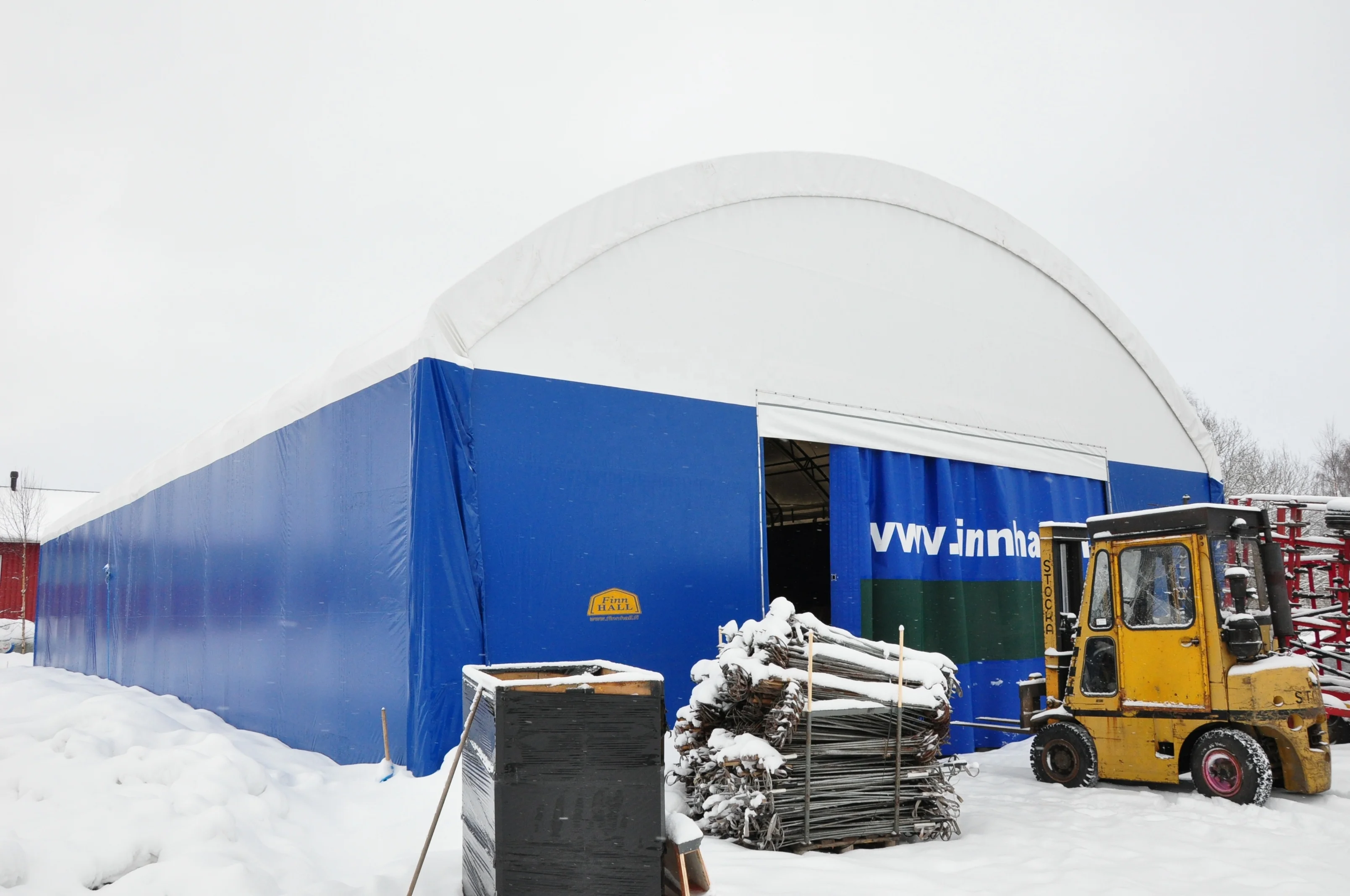 Fabric Building Structure Metal Frame Membrane Buildings