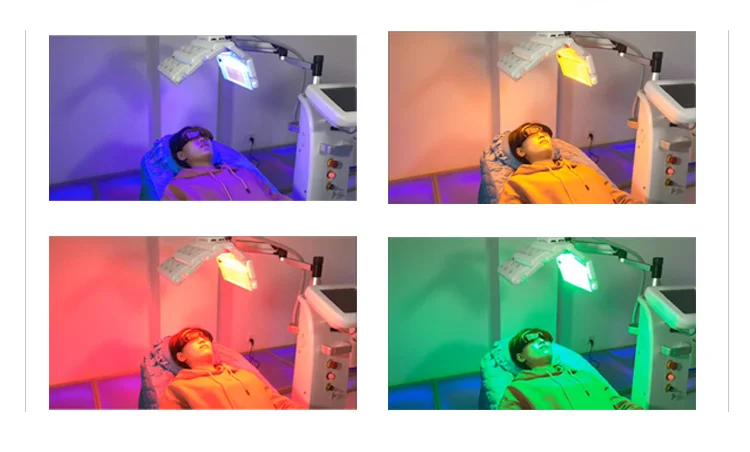 PDT/LED коллагеновая светотерапия с красно-синим желтым зеленым цветом для омоложения кожи терапия красного света pdt машина
