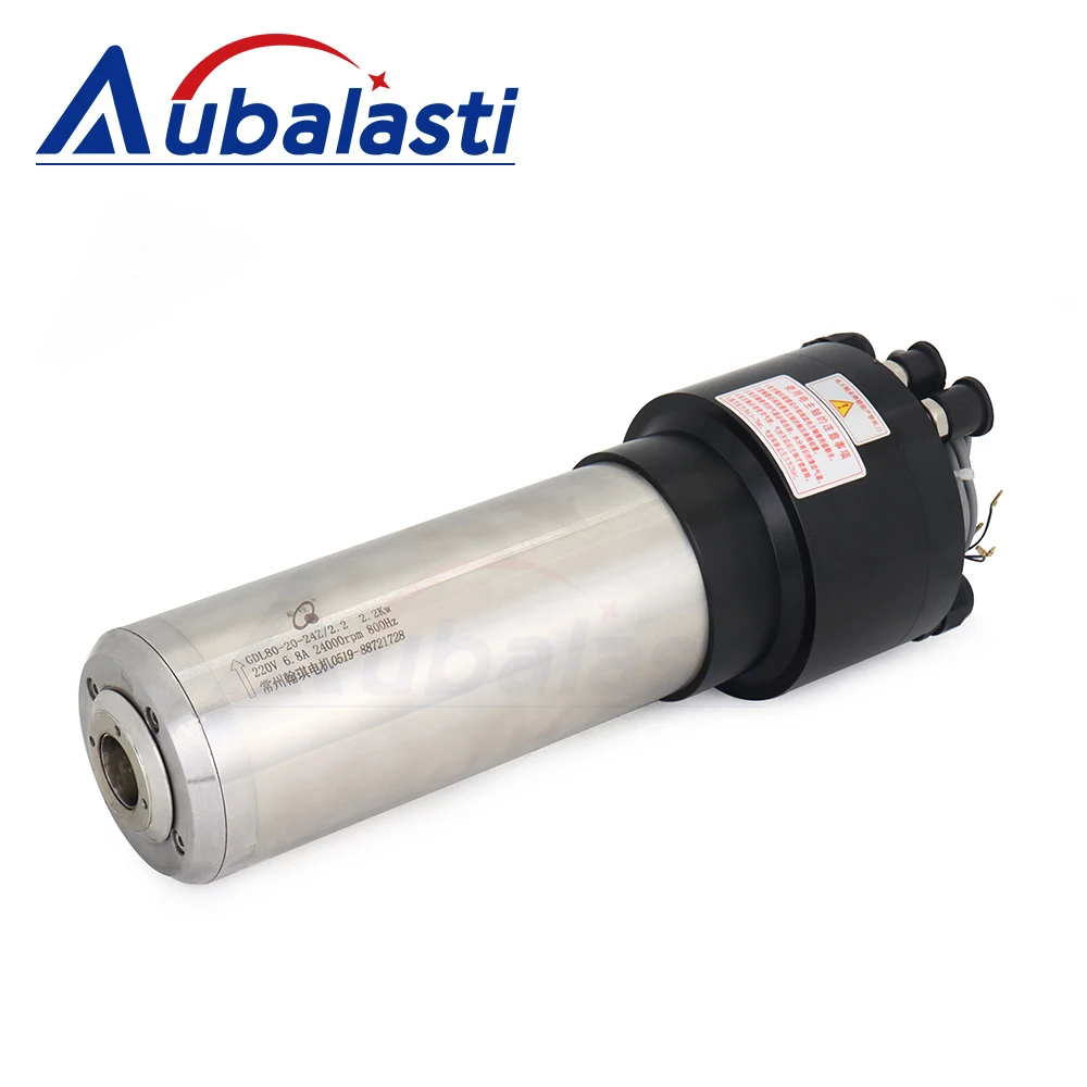2.2KW шпинделя УВД 3HP ISO20 24000 об/мин 220V 7.6A 800 Гц 80 мм автоматическая смена инструмента мотор Силовые транзисторы NPN PNP для фрезерный станок с