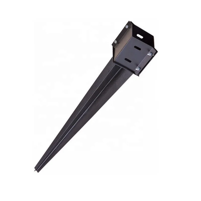 No Dig Ground Screw Anchor for Ground Post Stakes of 7/8 -2 2/8 Plastic Pole Holder Sleeves - 21.5 In  Mailbox Fence Post anchor