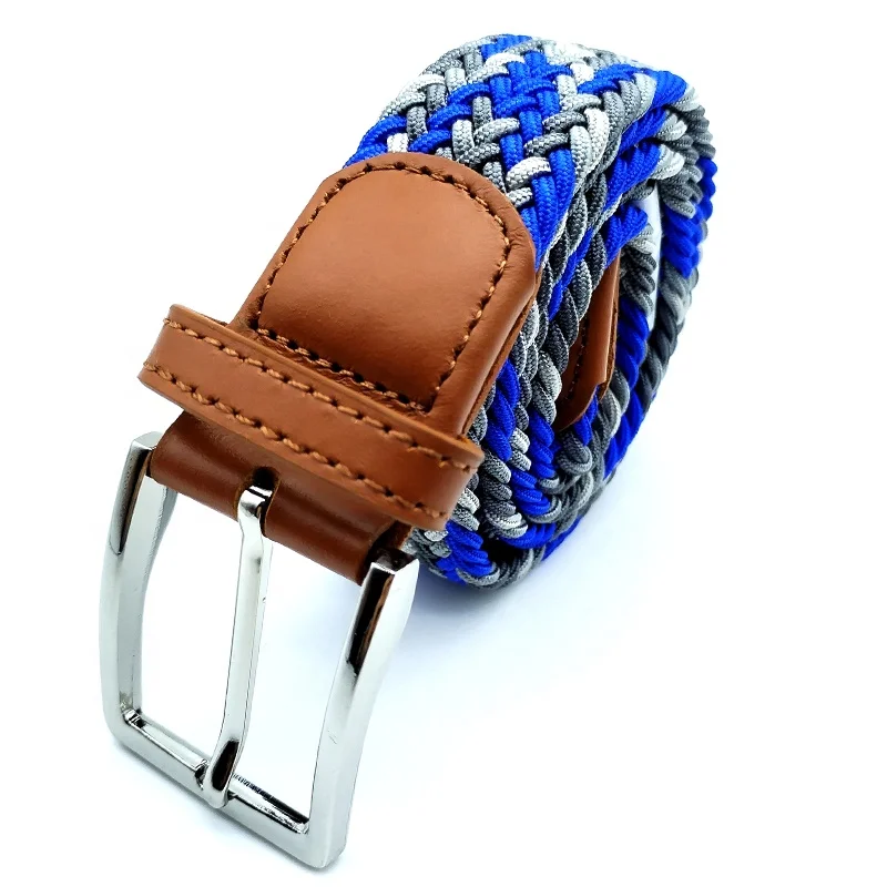 Hot Sale Colorful Wide Elastic Belt Webbing Elastic Fashion Belt Golf Women Elastic Belts