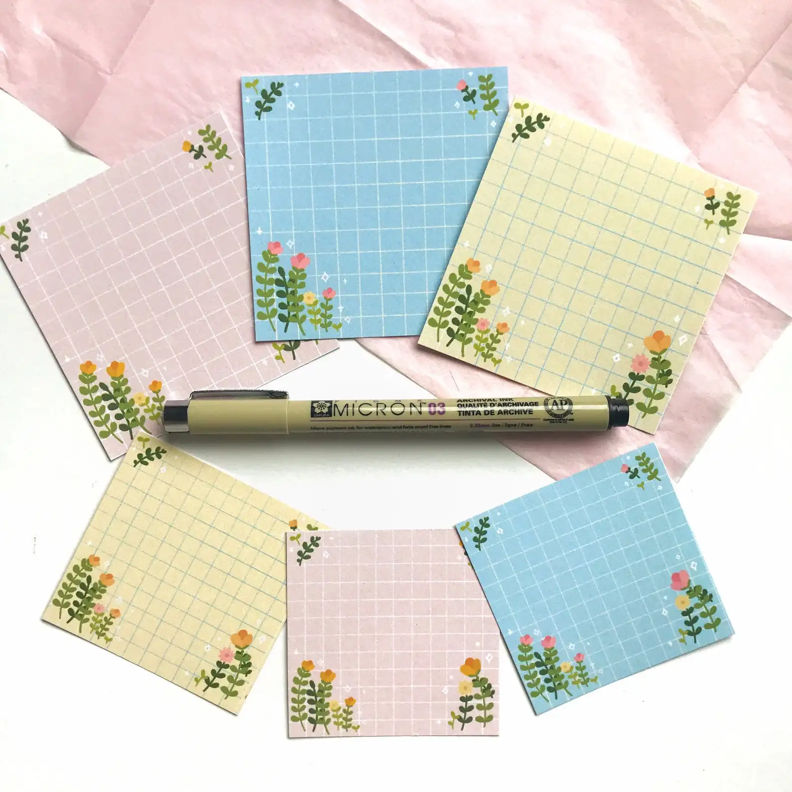3x3 Inches Custom Sticky Note Pads Stationery Supplies,memo Pads With Logo