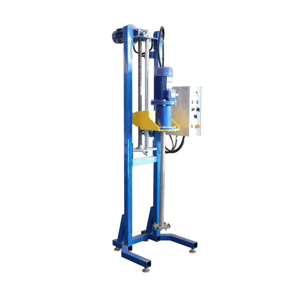 Industrial Dissolver (Mixer) for Mixing and Grinding with Tool lift action construction hardware