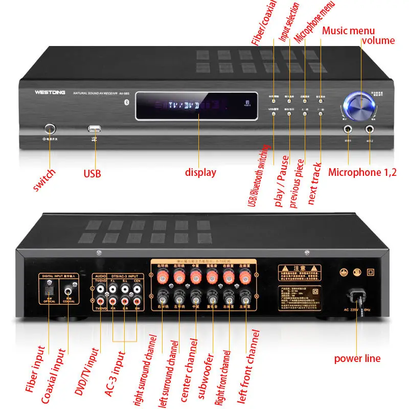 Professional Amplifier OEM Audio High Power Amplifier Professional 20000w