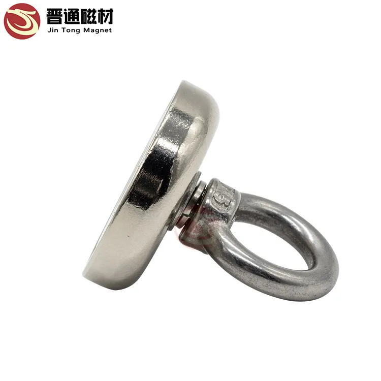Round neodymium fishing magnet with потайным hole окуляром, 500 lbs