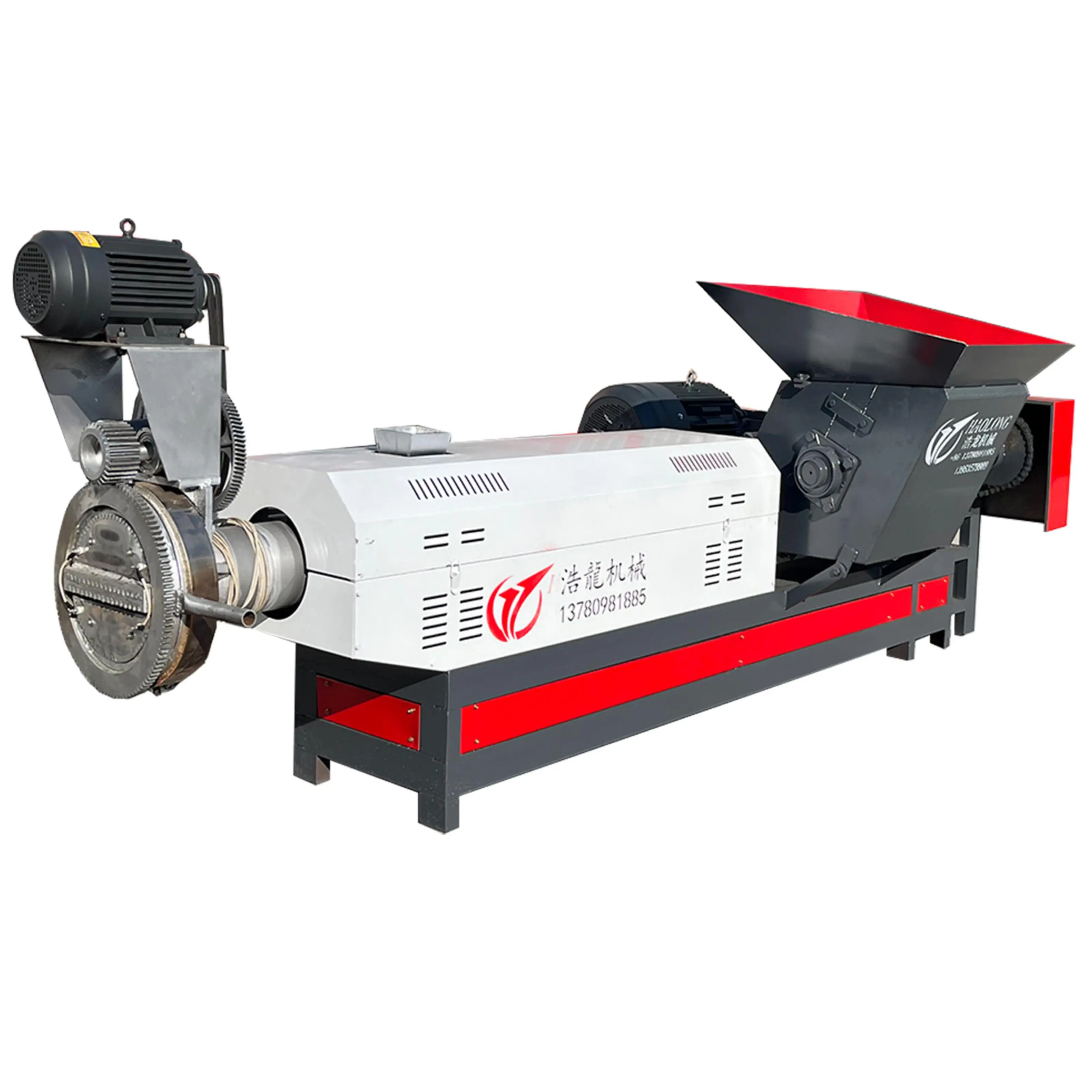 New PE & PP Plastic Recycling Machine with Core Components-Motor Gear Gearbox