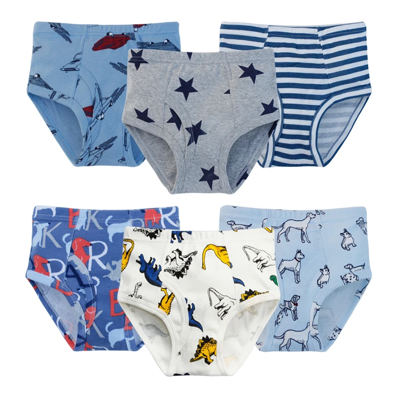 
custom cute kids underwear cotton little children models baby teen boys briefs 