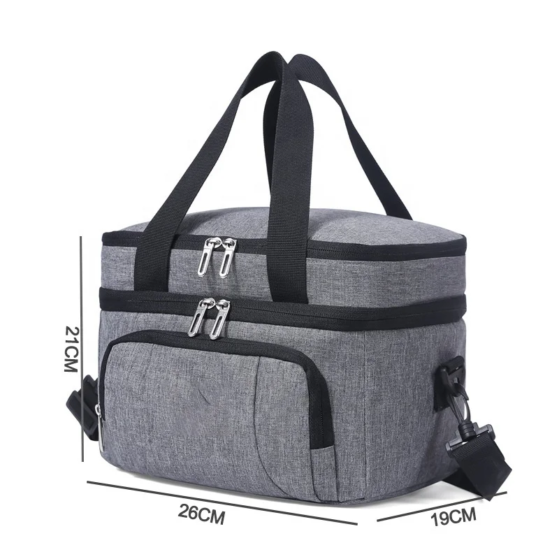 print color bag food delivery picnic camping lunch cooler bag