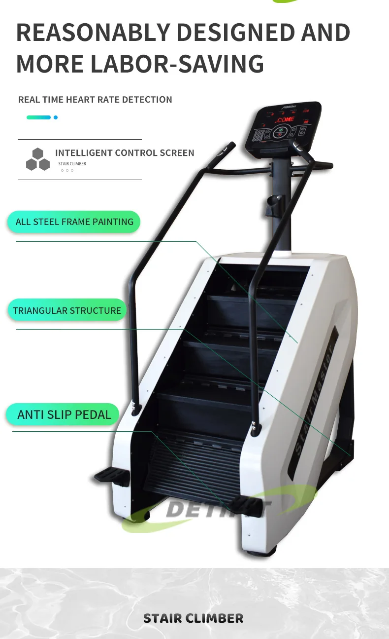 Deti commercial home gym fitness equipment stair cardio stepper machine master stair climber climbing machine stair machine