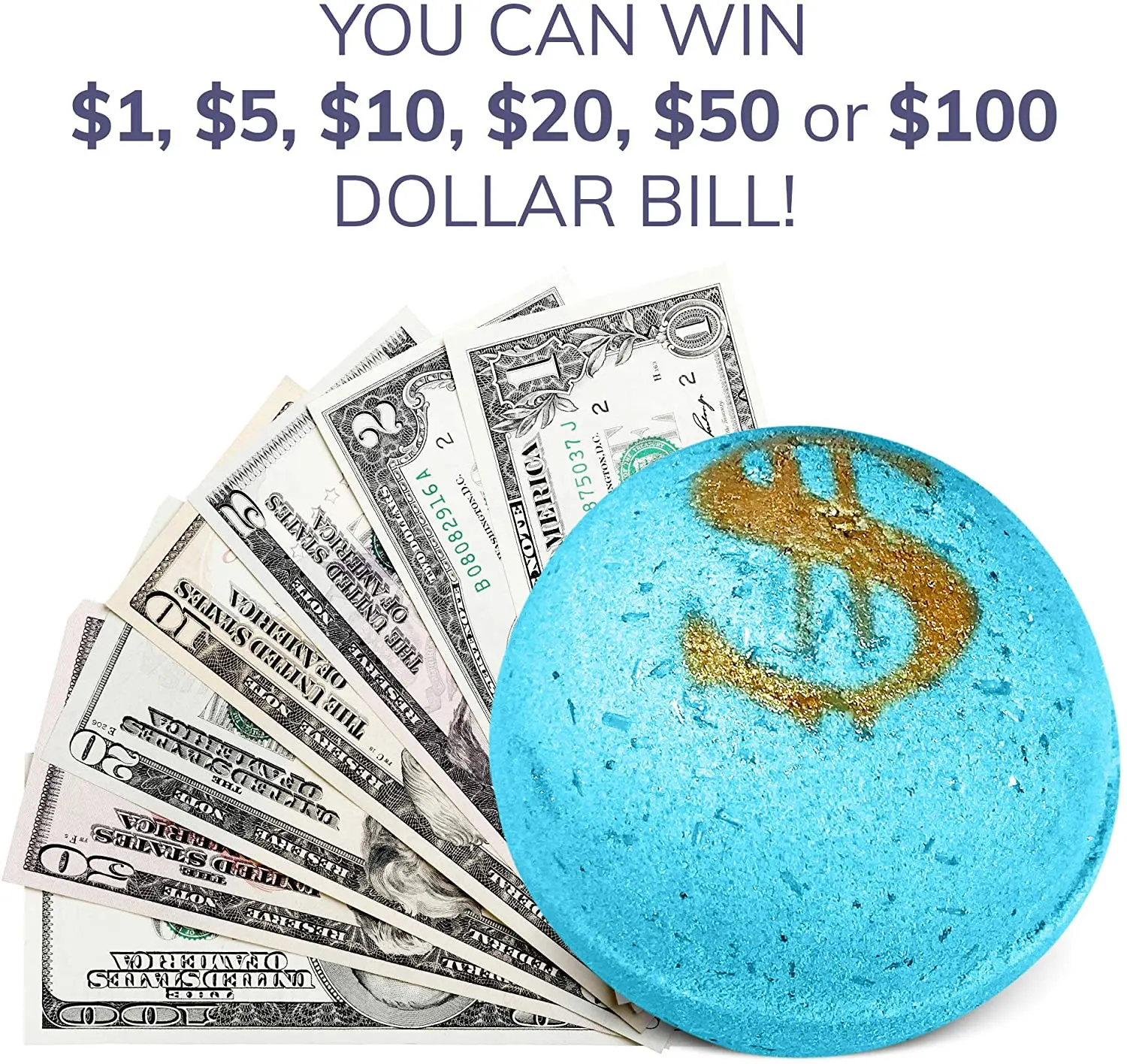 Factory Customized Wholesale 100% Natural Ingredients Bath Bombs With Money -338301